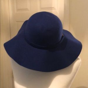 Royal blue winter hat